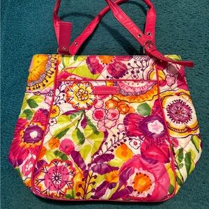 Vera Bradley Multi color pink tote bag